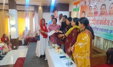 महिला शहर कांग्रेस की कार्यकारिणी घोषित