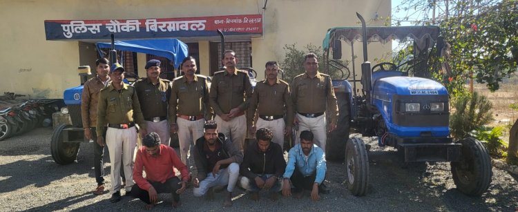 पुलिस को मिली बड़ी सफलता ,चोर गिरोह का पर्दाफाश...