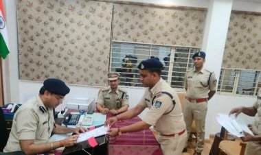 नवागत एसपी ने संभाली रतलाम जिले की कमान