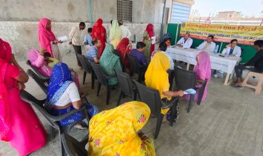 चिकित्सा शिविर का महाअभियान:-  ग्राम सालाखेड़ी में शिविर सम्पन्न, 253 मरीजों की हुई जाँच