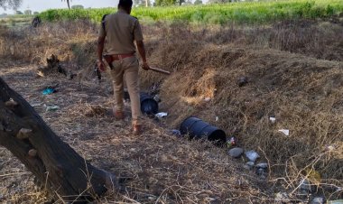 कंजर डेरो से अवैध शराब पर बड़ी कार्रवाई लाखों की अवैध शराब जप्त