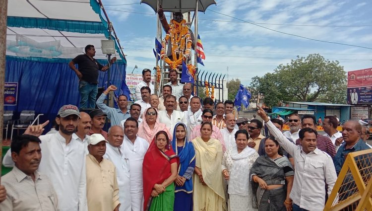 शहर कांग्रेस ने मनाई डॉक्टर भीमराव अंबेडकर जी की जयंती