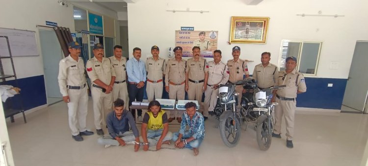 लूट की वारदात को अंजाम देने वाले आरोपियो का खुलासा...लूट का माल भी बरामद