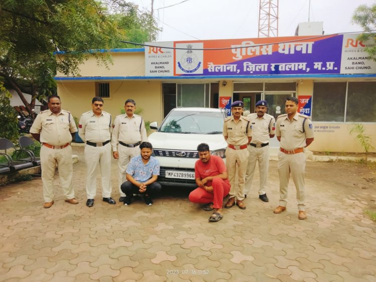 60 किलो ग्राम डोडा चूरा व अवैध हथियार के साथ दो आरोपी गिरफ्तार