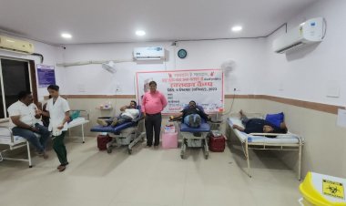 स्वतंत्रता संग्राम सेनानी लाला जगतनारायण की 42वीं पुण्यतिथि पर हुआ रक्तदान शिविर का आयोजन