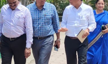 विक्रम विश्वविद्यालय कुलपति ने किया राॅयल काॅलेज का अवलोकन