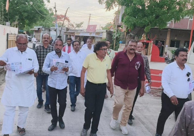 कांग्रेस प्रत्याशी कांतिलाल भूरिया के समर्थन में जनसंपर्क जारी