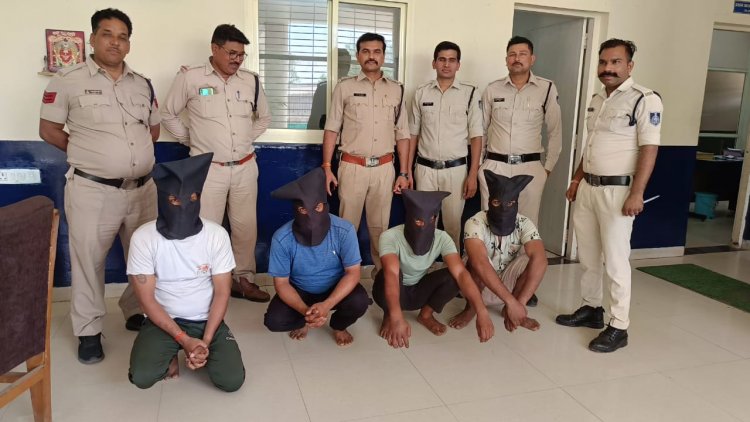 पुलिस को मिली बड़ी सफलता हत्या के प्रयास के 04 आरोपियों को किया गिरफ्तार