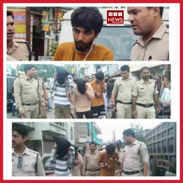 स्टेशन रोड पुलिस ने दिखाई अपनी दादागिरी, निकाला दादागिरी करने वालों का जुलूस....
