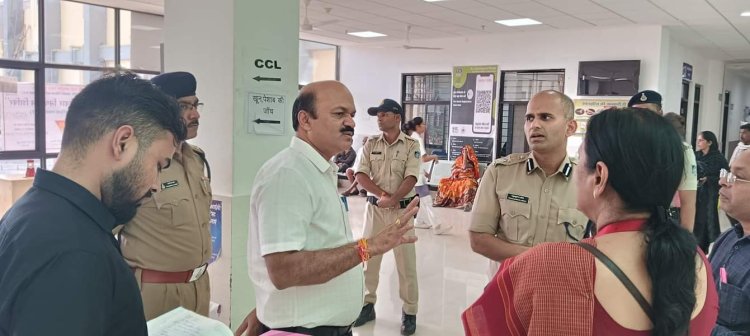 रतलाम कलेक्टर व एस.पी. ने मेडिकल कॉलेज एवं जिला चिकित्सालय में सुरक्षा व्यवस्थाओ की जानकारी ली सुरक्षा को लेकर आवश्यक दिशा निर्देश दिए गए