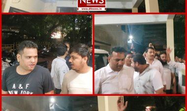 पदाधिकारी के साथ अभद्रता :- पदाधिकारी का हंगामा जमकर हुई नारेबाजी,एएसआई लाइन अटैच