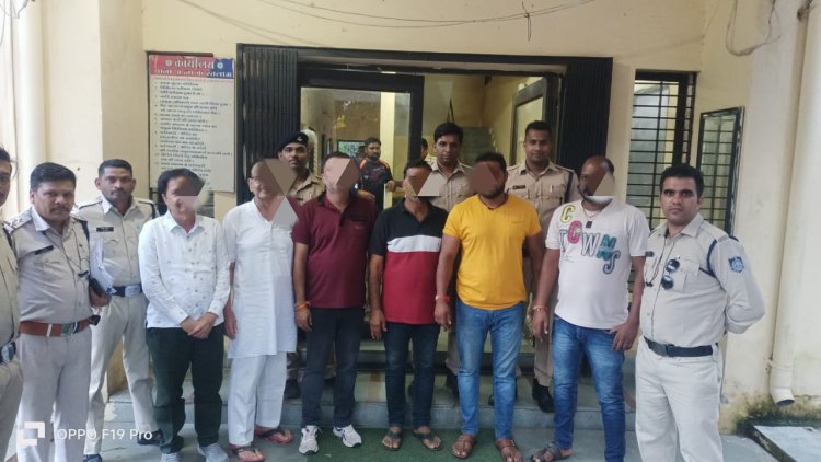 मराठा गैंग :- हिस्ट्रीशीटर सुधाकर सहित 7 आरोपियों पर एफआईआर, 6 आरोपी गिरफ्तार 1 फरार.....