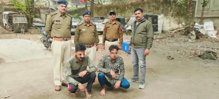 थाना माणक चौक पुलिस द्वारा मांडली चौराहे पर चाकूबाजी कर जानलेवा हमला करने वाले 02 आरोपियों को 24 घंटे में किया गिरफ्तार