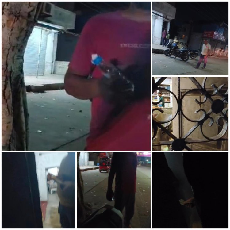 ड्राई डे पर शराबियों की मौज खूब बिकी अवैध शराब आबकारी विभाग मौन