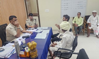 पुलिस अधीक्षक के निर्देशन पर सीएम हेल्पलाइन एवं थाने पर प्राप्त शिकायतों का कैंप लगाकर किया जा रहा समाधान