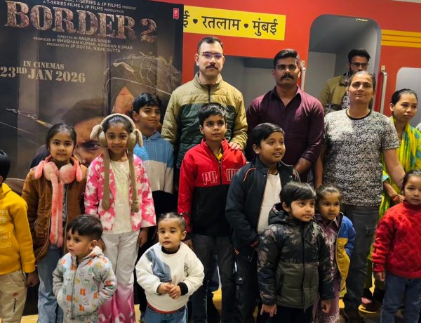 रतलाम पुलिस की खास पहल: 'बॉर्डर-2' फिल्म के जरिए एसपी ने जगाया बच्चों में देशभक्ति का जज्बा